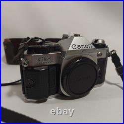 Vintage Canon AE-1 35mm SLR Film Camera with2 Lenses 135mm 1 2.8 & 28mm 1 2.8 Sc