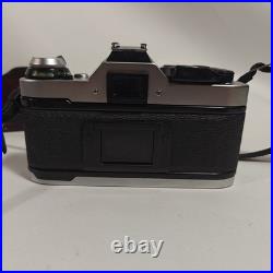 Vintage Canon AE-1 35mm SLR Film Camera with2 Lenses 135mm 1 2.8 & 28mm 1 2.8 Sc Vintage Canon AE-1 35mm SLR Film Camera with2 Lenses 135mm 1 2.8 & 28mm 1 2.8 Sc