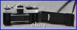 Vintage Canon AE-1 35mm SLR Film Camera with2 Lenses, Case, New Battery