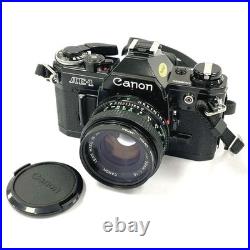 Vintage Canon AE-1 35mm SLR Film Camera withCanon FD Prime Lens Tested