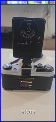 Vintage Canon AE-1 35mm SLR Film Camera withROKUNAR 52MM LENS