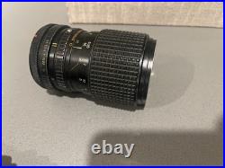 Vintage Canon AE-1 35mm SLR Manual Focus Camera All Black + RMC Tokina Lens