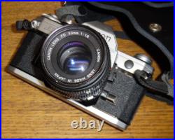 Vintage Canon AE-1 Camera 4961737 & Canon FD 50mm/1.8 Lens
