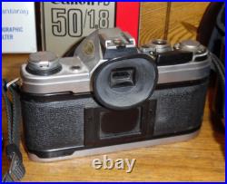 Vintage Canon AE-1 Camera 4961737 & Canon FD 50mm/1.8 Lens