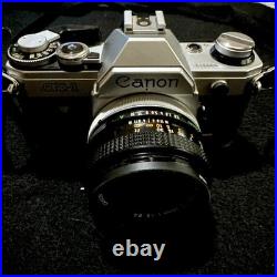 Vintage Canon AE-1 Camera/50mm 11.8 S. C. MF Lens & BESTON 80-205 Zoom & More