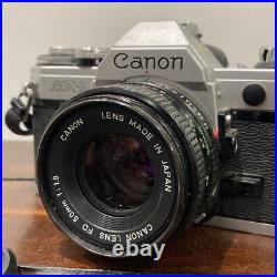 Vintage Canon AE-1 Camera 50mm Lens Japan
