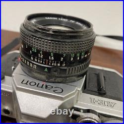 Vintage Canon AE-1 Camera 50mm Lens Japan
