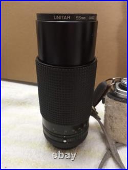 Vintage Canon AE-1 Camera Lot With 3 Lenses Flashes Manuals & Carry Bag