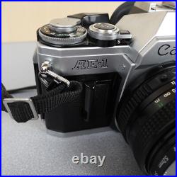 Vintage Canon AE-1 Film Camera & 50mm f/1.8 Lens Tested Working Good Vintage Canon AE-1 Film Camera & 50mm f/1.8 Lens Tested Working Good