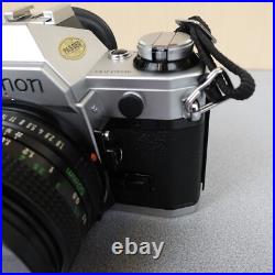 Vintage Canon AE-1 Film Camera & 50mm f/1.8 Lens Tested Working Good Vintage Canon AE-1 Film Camera & 50mm f/1.8 Lens Tested Working Good