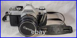 Vintage Canon AE-1 Film Camera With FD 50mm 11.4 Lens Japan