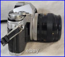 Vintage Canon AE-1 Film Camera With FD 50mm 11.4 Lens Japan