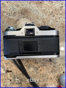 Vintage Canon AE-1 Program 35 mm Film SLR Camera 1981, Coastar Padded Case, Lens