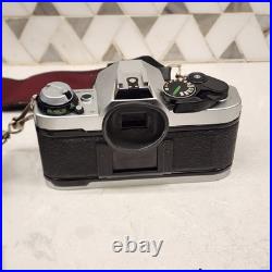 Vintage Canon AE-1 Program 35 mm SLR Camera With Canon 50mm 11.8 Lens