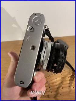 Vintage Canon AE-1 Program 35mm Camera With 11.8 50mm Lens