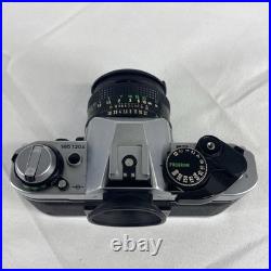 Vintage Canon AE-1 Program 35mm Camera with Neck Strap, Case, and Lens Cover