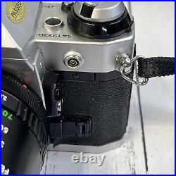 Vintage Canon AE-1 Program 35mm Film Camera Body with Vivitar 28-70mm Lens