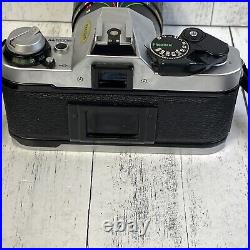 Vintage Canon AE-1 Program 35mm Film Camera Body with Vivitar 28-70mm Lens