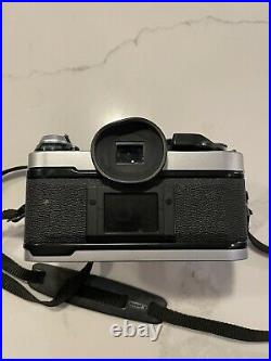 Vintage Canon AE-1 Program 35mm Film Manual Camera with 50mm F1.8 Lens case inc