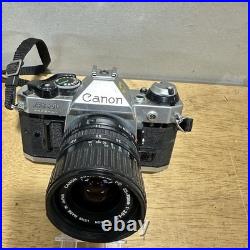 Vintage Canon AE-1 Program 35mm Film SLR Camera FD 35-70mm f/13 Lens Tested