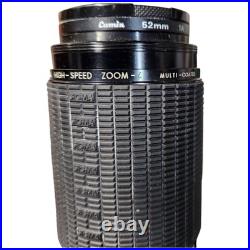 Vintage Canon AE-1 Program 35mm SLR Camera Kit with 4 Lenses Bag Manuals & Extras