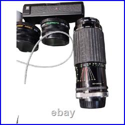 Vintage Canon AE-1 Program 35mm SLR Camera Kit with 4 Lenses Bag Manuals & Extras