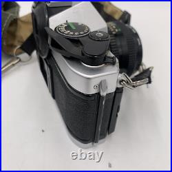 Vintage Canon AE-1 Program 35mm SLR Camera with2 Lens 2 Flashes Manual Extras