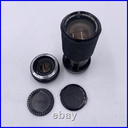 Vintage Canon AE-1 Program 35mm SLR Camera with2 Lens 2 Flashes Manual Extras