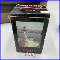 Vintage Canon AE-1 Program 35mm SLR Camera with2 Lens Flash Extras Film Docs Extra