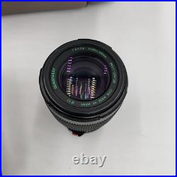 Vintage Canon AE-1 Program 35mm SLR Camera with2 Lens Flash Extras Film Docs Extra