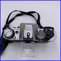 Vintage Canon AE-1 Program 35mm SLR Camera with2 Lens Flash Extras Film Docs Extra