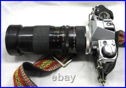 Vintage Canon AE-1 Program Camera 35mm SLR with 28-90mm macro zoom Lens & filter