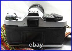 Vintage Canon AE-1 Program Camera 35mm SLR with 28-90mm macro zoom Lens & filter