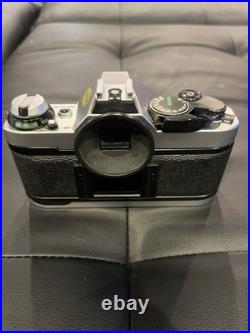 Vintage Canon AE-1 Program Camera With Lenses Manual Carrying Case Untested