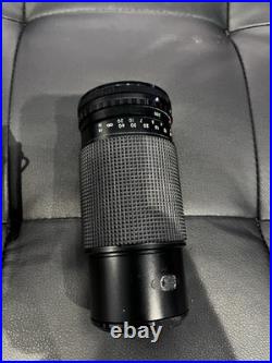 Vintage Canon AE-1 Program Camera With Lenses Manual Carrying Case Untested