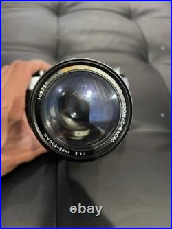 Vintage Canon AE-1 Program Camera With Lenses Manual Carrying Case Untested