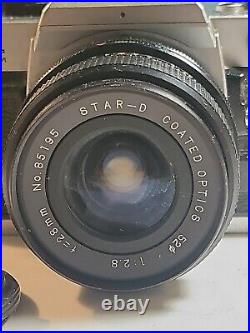 Vintage Canon AE-1 Program Camera With f=28mm Star-D Lens