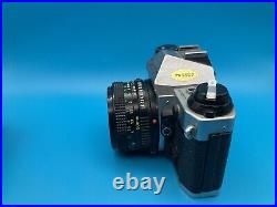 Vintage Canon AE-1 Program Film Camera tested work with Lenses and Filters