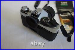 Vintage Canon AE-1 Program Film Camera with 35-70mm f3.5 FD Macro Zoom Lens