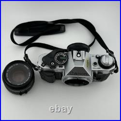 Vintage Canon AE-1 Program SLR 35mm Film Camera w 50mm f1.4 Lens & Case Japan