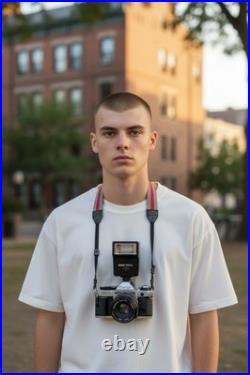 Vintage Canon AE-1 Program SLR Film Camera with FD 24mm F2 Lens All Original