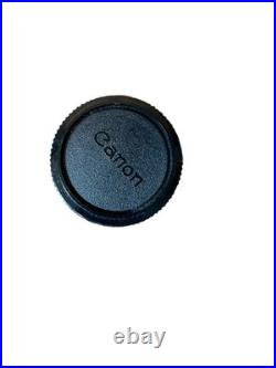 Vintage Canon AE-1 Program SLR Film Camera with FD 24mm F2 Lens All Original