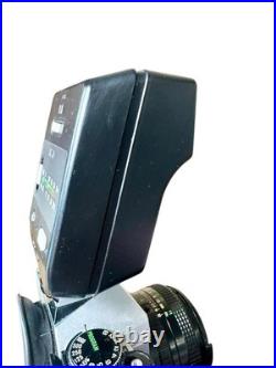 Vintage Canon AE-1 Program SLR Film Camera with FD 24mm F2 Lens All Original