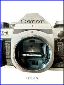 Vintage Canon AE-1 Program SLR Film Camera with FD 24mm F2 Lens All Original