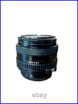 Vintage Canon AE-1 Program SLR Film Camera with FD 24mm F2 Lens All Original