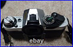 Vintage Canon AE-1 Program SLR Film Camera with Lens, 166A Flash, Manuals & MORE