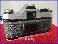 Vintage Canon AE-1 SLR 35mm Camera with50mm Lens Tested