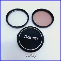 Vintage Canon AE-1 SLR 35mm Film Camera with Canon 50mm Lens & New Battery Tested