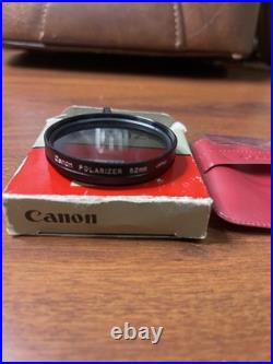 Vintage Canon AE-1 SLR Camera Kit Silver Black with Lenses Flash Accessories