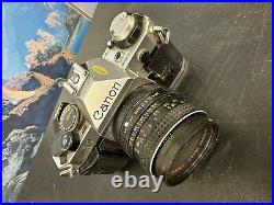 Vintage Canon AE-1 SLR Camera with Albinar Lens